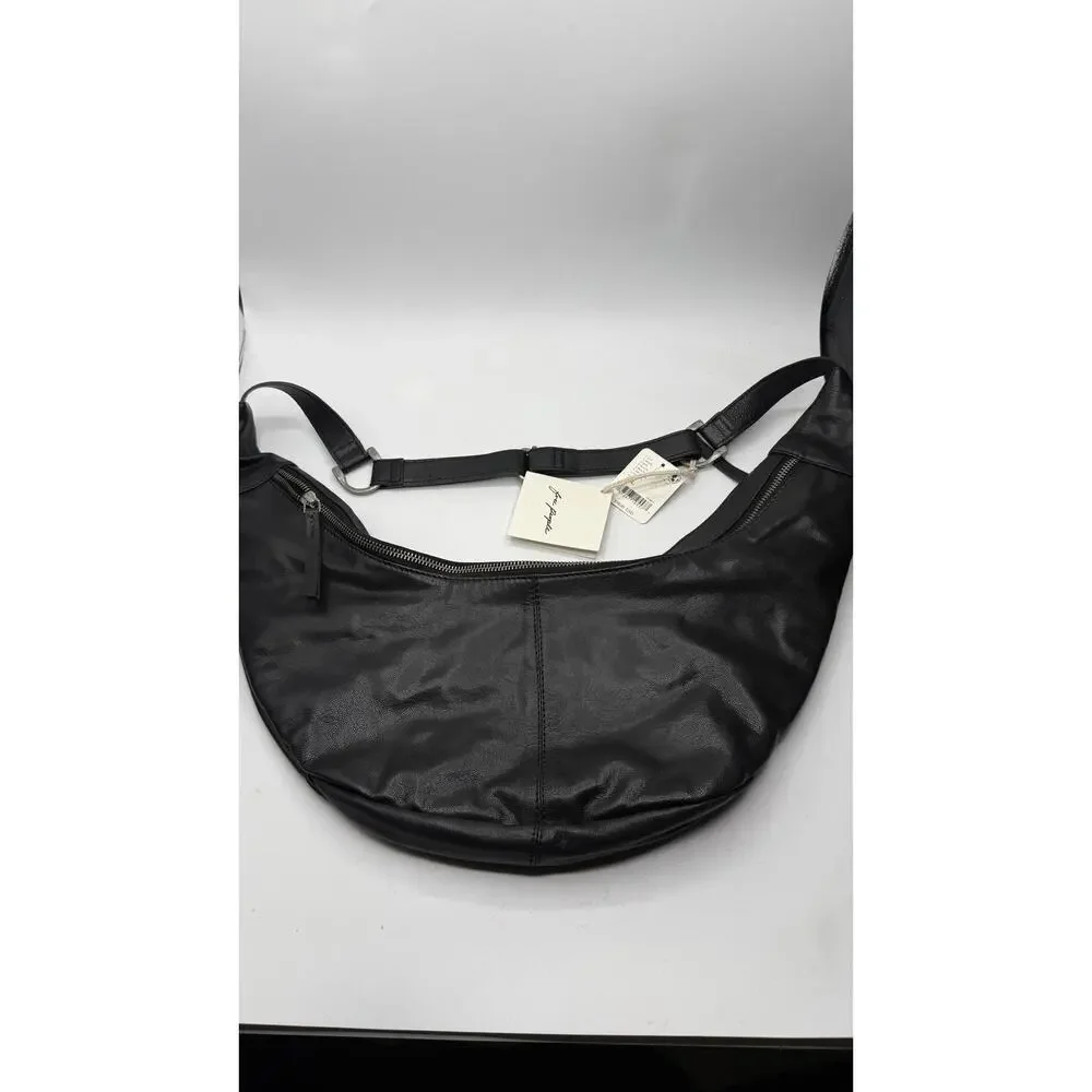 NEW NWT Free People Idle Hands Sling Bag in Black - Picture 4 of 7